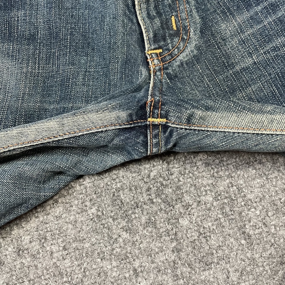 Edwin 511RV Rebel Vintage Jeans 34x33* Relaxed Fit Japanese Raw Denim Distressed - Picture 13 of 16